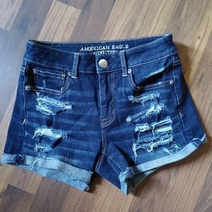 American eagle jean shorts